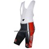 Set Fietsshirt + Korte Koersbroek Caisse d`Epargne Rood Zwart